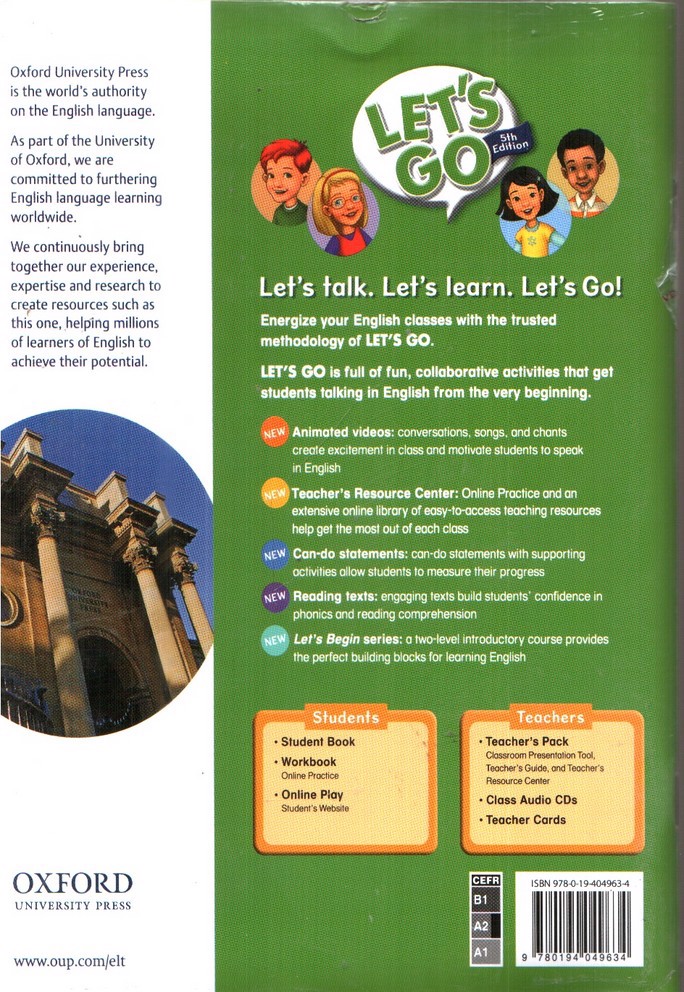 تصویر کتاب (Let s Go 4) (5Th Edition) (Student & Work) (+CD)
