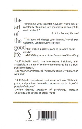 تصویر کتاب هنر خوب زندگی کردن The Art Of The Good Life