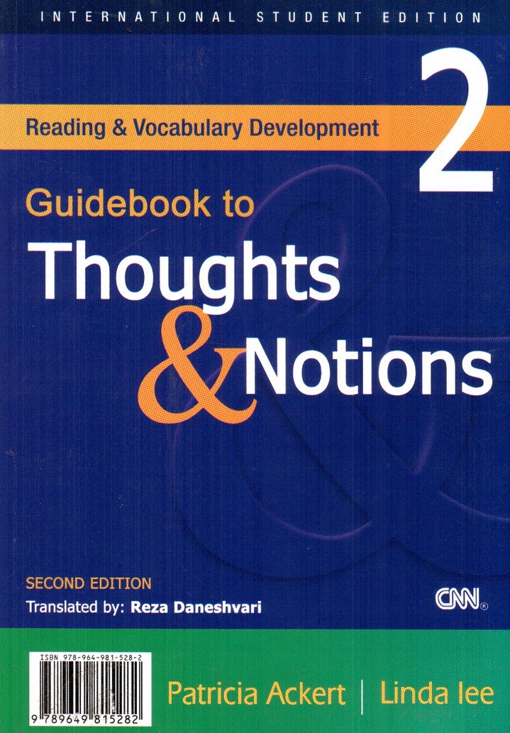 تصویر کتاب Reading and vocabulary Development2 ( Guidebook to Thoughts and Notions)(second edition)