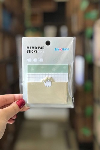 تصویر استیک نوت فانتزی گربه اسکول فنس کد 9240 (کد 2)