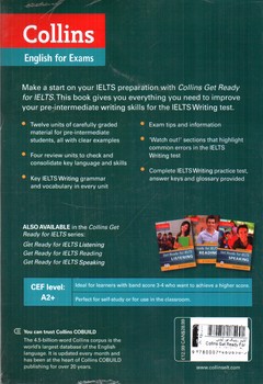 تصویر کتاب (Collins Get Ready For Ielts Writing) (Pre Intermediate A2)