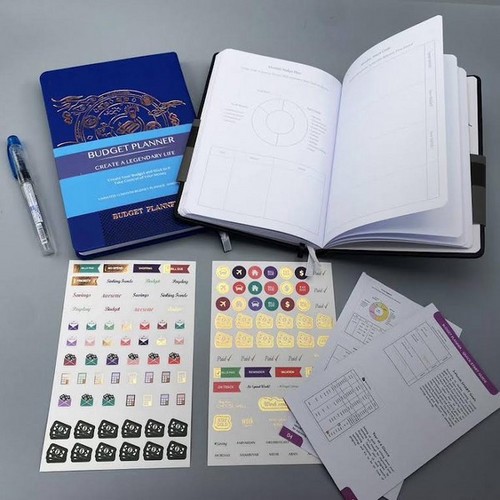 تصویر پلنر سالانه legend جلد چرم (سرمه ای)