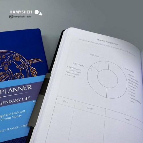 تصویر پلنر سالانه legend جلد چرم (مشکی)