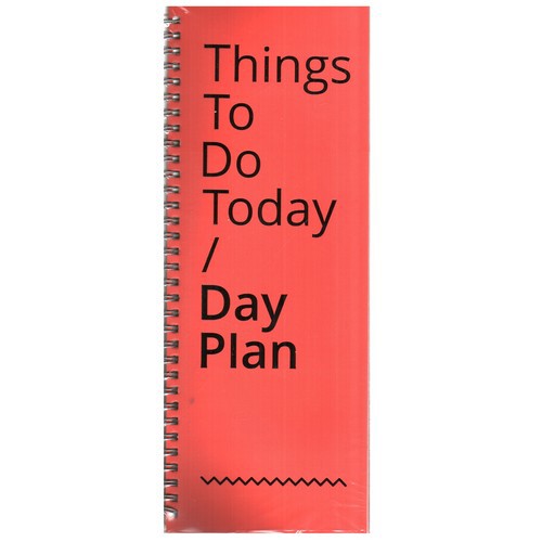 تصویر لیست انجام کارهای day plan (گوجه ای)