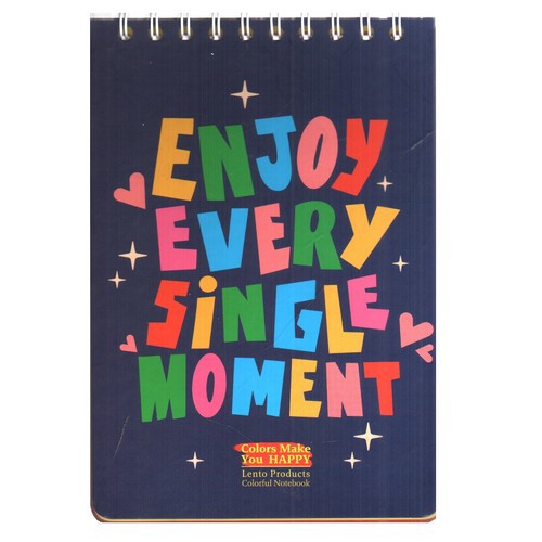 تصویر دفتر نقطه ای سیمی لنتو (رنگی) (کد 2)