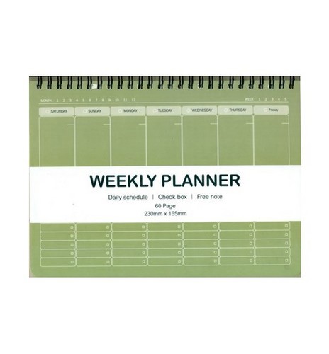 تصویر پلنر هفتگی همیشه (Weekly Planner) کد 155