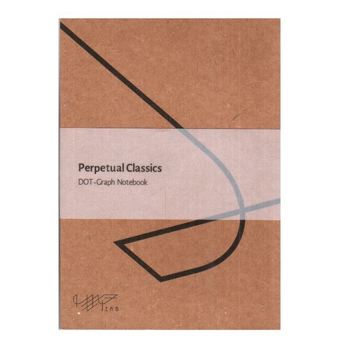 تصویر دفتر یادداشت نقطه دار جلد کرافت 