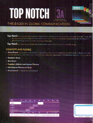 تصویر کتاب TOP NOTCH 3A (third edition)(with workbook‭)