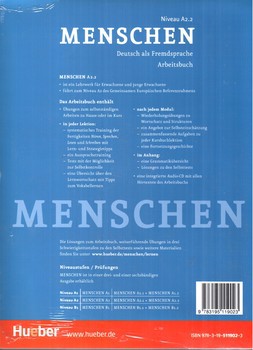 تصویر کتاب کتاب آلمانی منشن Menschen A2.2 + CD + DVD