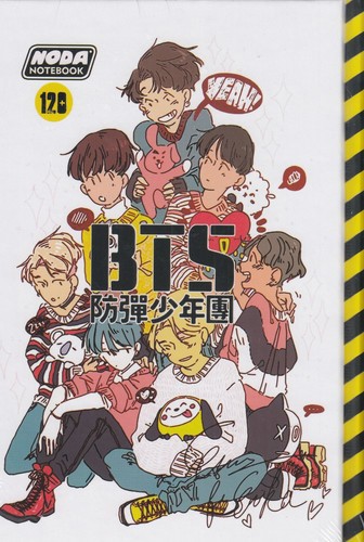 تصویر دفتر BTS (بی‌خط) NOTE BOOK کد 2182