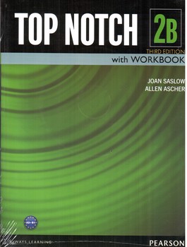تصویر کتاب TOP NOTCH 2B (third edition)(with workbook‭)