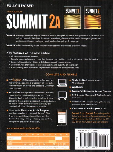 تصویر کتاب SUMMIT 2A (third edition)(with workbook‭)