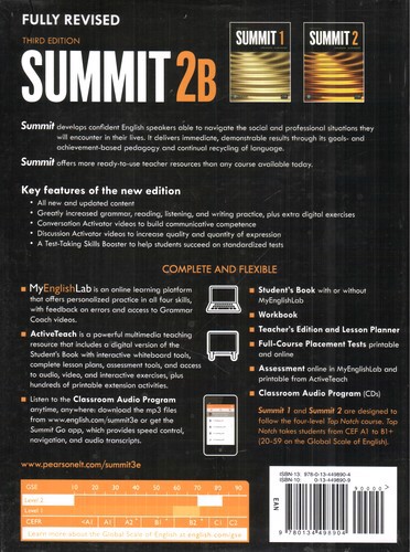 تصویر کتاب SUMMIT 2B ( third edition)(with workbook‭)