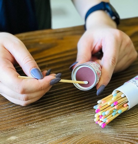 تصویر کبریت شومینه فانتزی (کد 5)