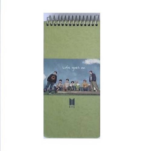 تصویر دفترچه یادداشت پالتویی سری BTS (کد 2)