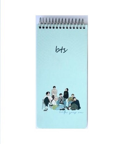 تصویر دفترچه یادداشت پالتویی سری BTS (کد 3)