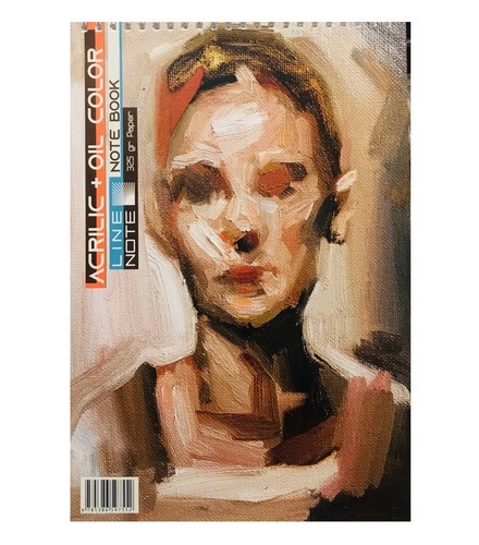 تصویر دفتر طراحی A4 کاغذ اکریلیک325 گرم 20 برگ