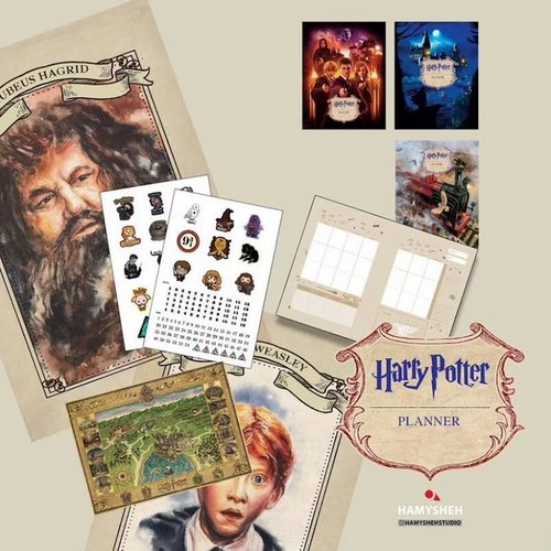 تصویر پلنر سالانه پوستر دار هری پاتر (کد 3)