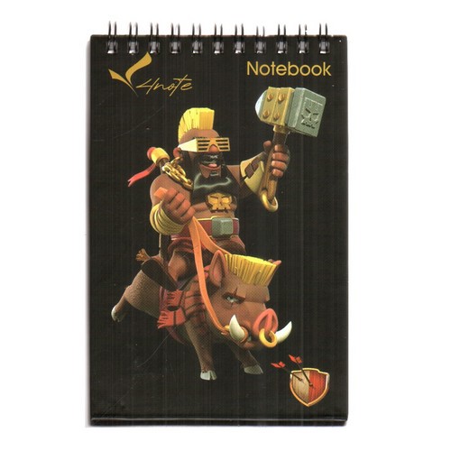 تصویر دفترچه یادداشت 15*10 Clash (کد 5)