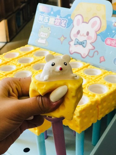 تصویر روان نویس فشاری فانتزی موش کد 2381 (بنفش)