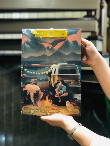 تصویر تخته شاسی A4 فانتزی کشدار (طرح 1)