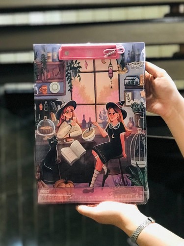 تصویر تخته شاسی A4 فانتزی کشدار (طرح 4)