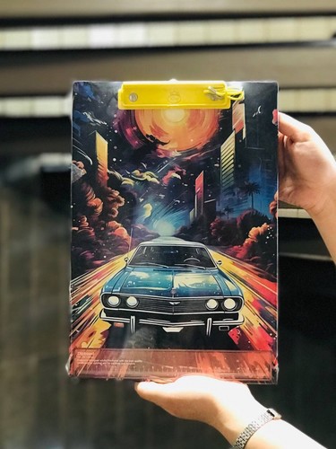 تصویر تخته شاسی A4 فانتزی کشدار (طرح 5)