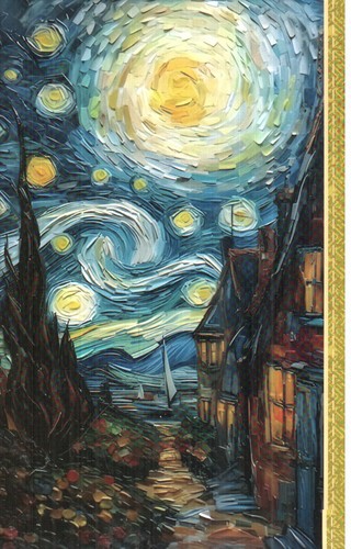 تصویر دفتر یادداشت کشدار A5 کینگ (طرح 6)