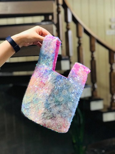 تصویر کیف دستی پولکی جادویی کد 9092 (طرح 1)