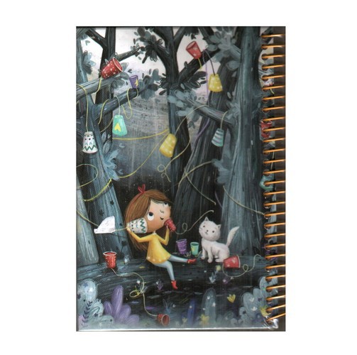 تصویر دفتر یادداشت سیم بغل کشدار کد 1413 (طرح 4)