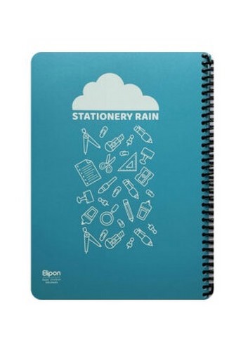 تصویر دفتر 100 برگ رحلی سیمی فانتزی شومیز الیپون (کد 8131622)