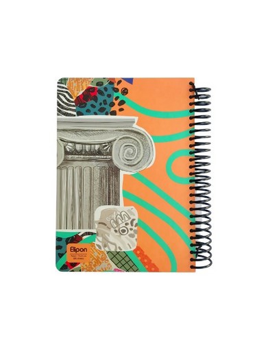 تصویر دفتر 200 برگ سیمی جلد سخت فانتزی الیپون (2493272)