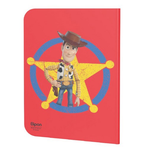 تصویر دفتر 40 برگ تک خط فانتزی شومیز الیپون (کد 2921318)