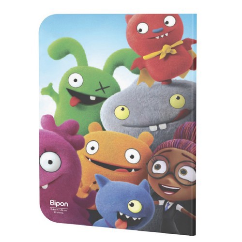 تصویر دفتر 40 برگ تک خط فانتزی شومیز الیپون (کد 2921310)