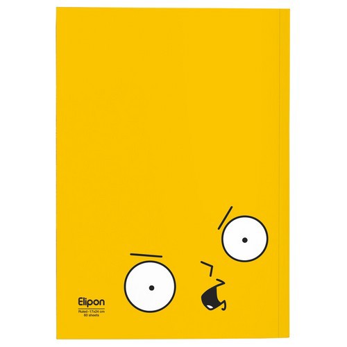 تصویر دفتر 60 برگ خط دار شومیز کلاسیک شومیز الیپون (کد 2152215)