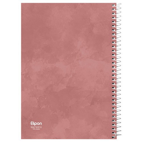 تصویر دفتر 100 برگ سیمی کلاسیک شومیز الیپون (کد 2373105)