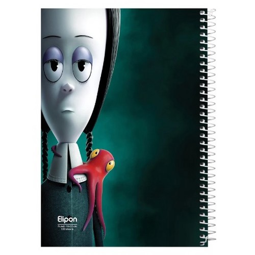 تصویر دفتر 100 برگ سیمی خط دار کارتونی جلد نرم (کد 2382348)