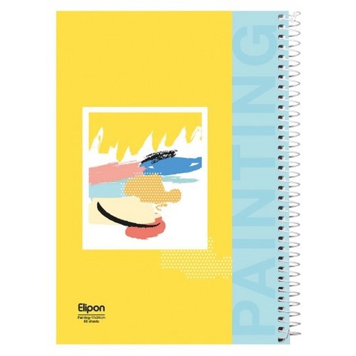 تصویر دفتر 60 برگ سیمی نقاشی فانتزی شومیز الیپون (کد 2554504)