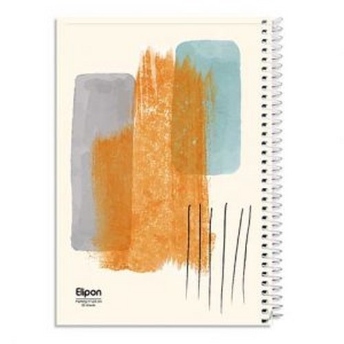 تصویر دفتر 60 برگ سیمی نقاشی فانتزی شومیز الیپون (کد 2551309)