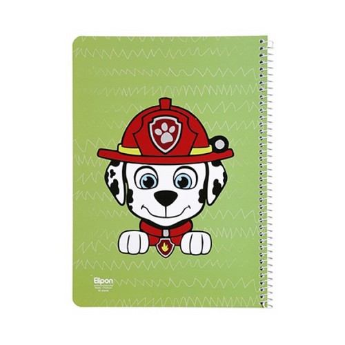 تصویر دفتر 60 برگ خط دار سیمی کلاسیک شومیز الیپون (کد 2211538)