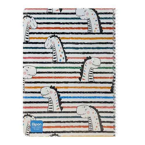 تصویر دفتر 60 برگ وزیری سیمی فانتزی مجلد الیپون (کد 2271550)