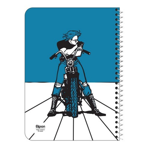 تصویر دفتر 60 برگ سیمی وزیری کلاسیک مجلد شومیز (کد 2241593)