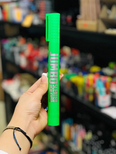 تصویر هایلایتر فسفری جامبو اسکول فنس (سبز)