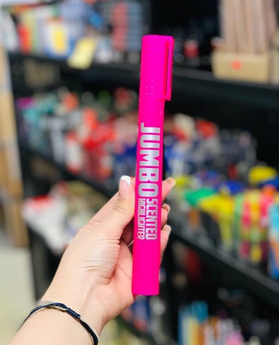 تصویر هایلایتر فسفری جامبو اسکول فنس (صورتی)