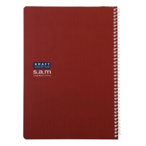 تصویر دفتر 200 برگ سیمی رحلی شومیز سم (کد 5)