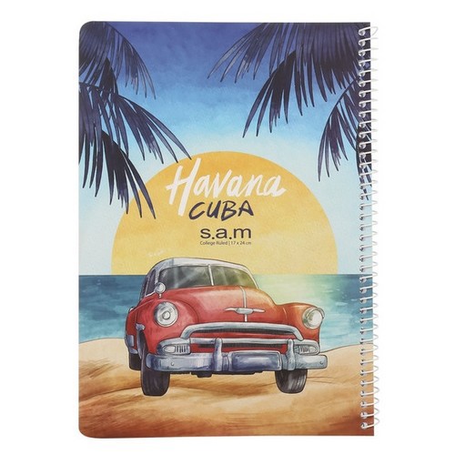 تصویر دفتر 100 برگ فانتزی سیمی وزیری شومیز سم (کد 5)