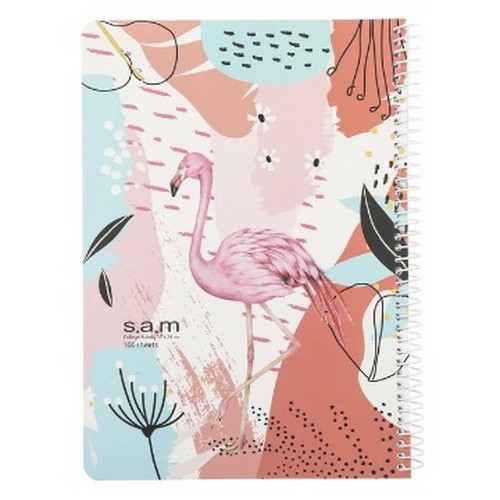 تصویر دفتر 100 برگ سیمی کلاسیک سم (کد 4)