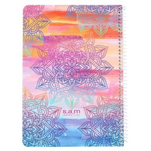 تصویر دفتر وزیری 40 برگ سیمی کلاسیک سم (طرح 2)