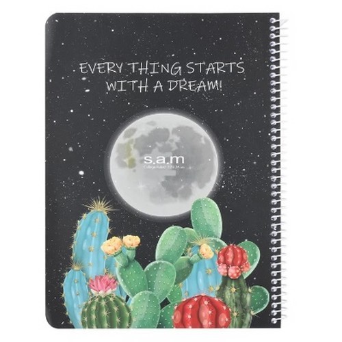 تصویر دفتر وزیری 40 برگ سیمی کلاسیک سم (طرح 4)