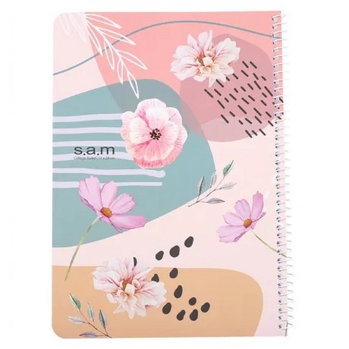 تصویر دفتر وزیری 40 برگ سیمی کلاسیک سم (طرح 6)